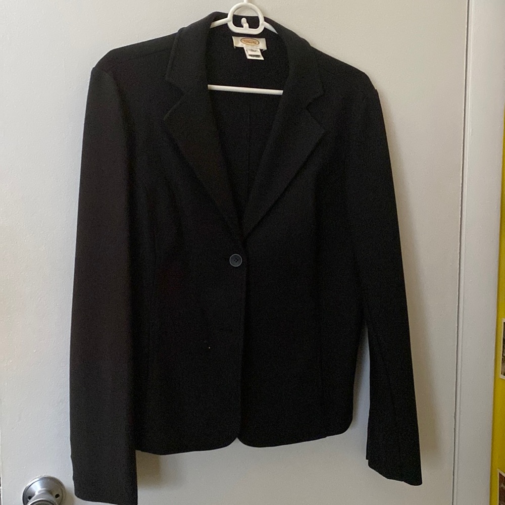 Talbots Heavy Knit Tailored Blazer